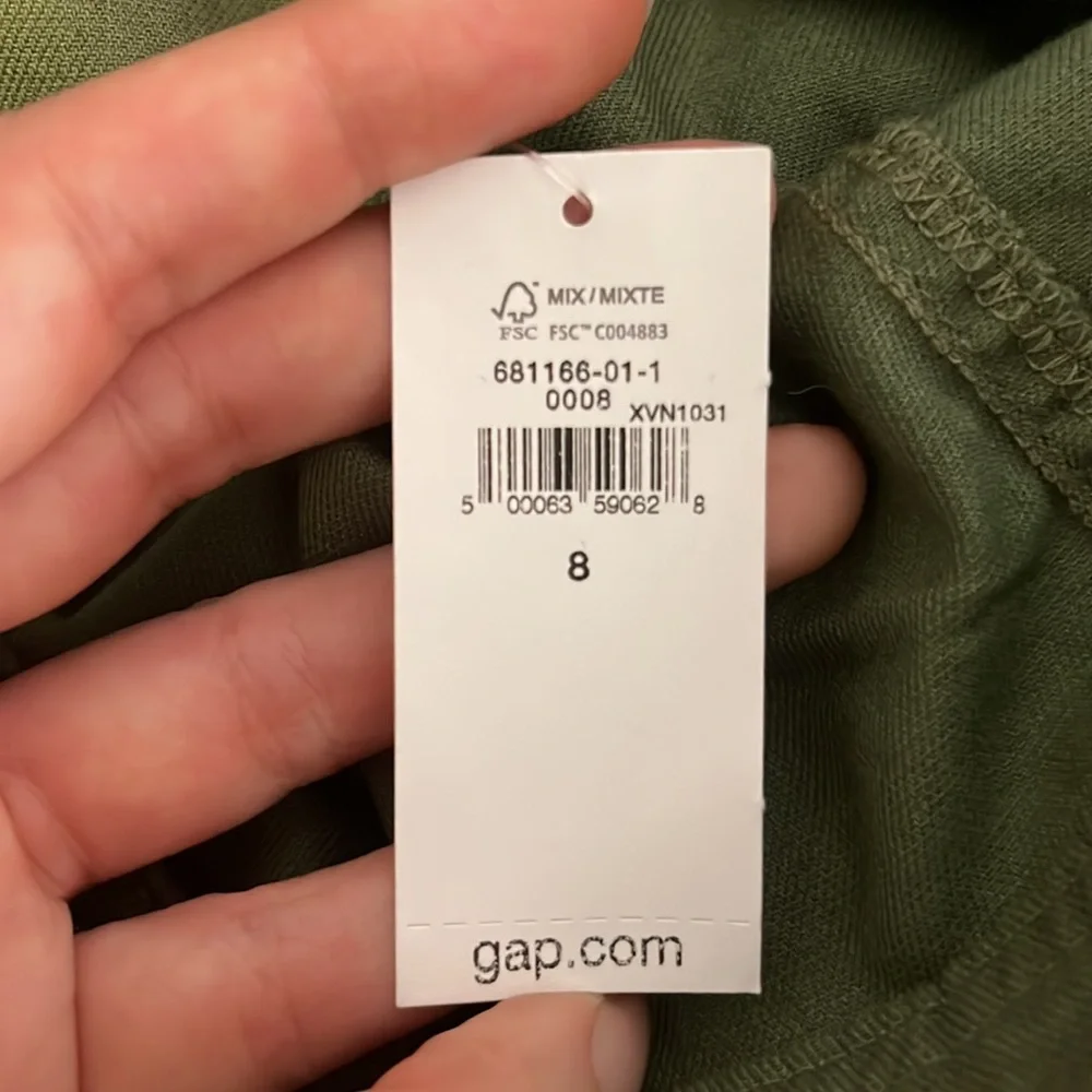 GAP cotton linen apron dress - Picture 8 of 8